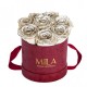 Mila Velvet Small Burgundy Velvet Small - Haute Couture