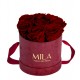 Mila Velvet Small Burgundy Velvet Small - Rubis Rouge