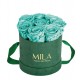 Mila Velvet Small Emeraude Velvet Small - Aquamarine