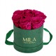 Mila Velvet Small Emeraude Velvet Small - Fuchsia