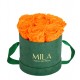 Mila Velvet Small Emeraude Velvet Small - Orange Bloom