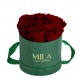 Mila Velvet Small Emeraude Velvet Small - Rubis Rouge