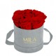 Mila Velvet Small Light Grey Velvet Small - Rouge Amour