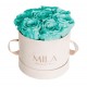 Mila Velvet Small Nude Velvet Small - Aquamarine